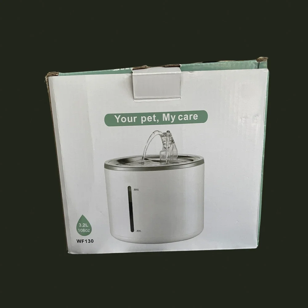 Cat Water Fountain, 108oz/3.2L (Used - Excellent Condition)